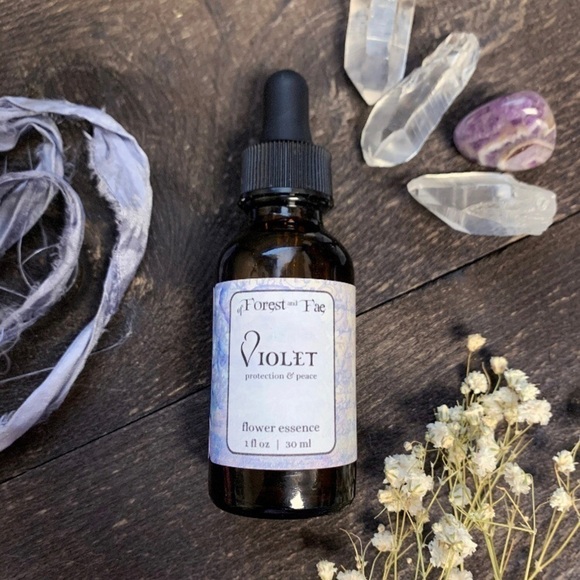 NEW! Of Forest And Fae Protection & Peace - Violet Flower Essence - Picture 4 of 4